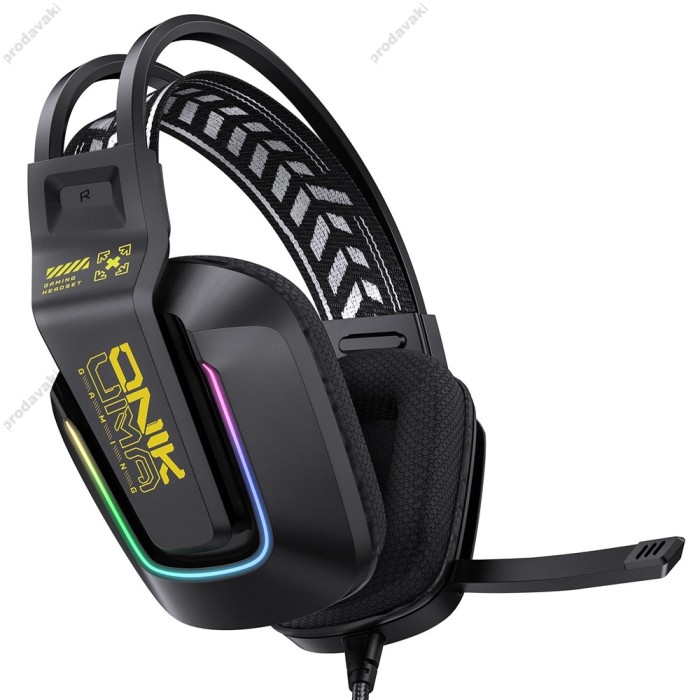Дротові навушники Onikuma X13 wired gaming Headphone RGB Black